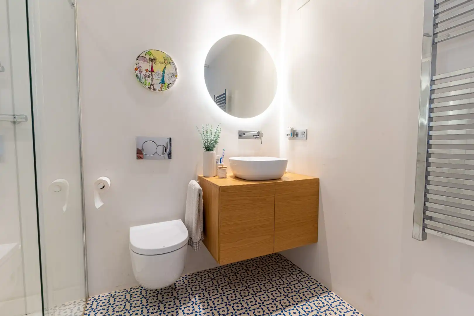 Badezimmer von Haus oder Chalet zum Verkauf in Almoster mit Heizung, Privatgarten und Terrasse