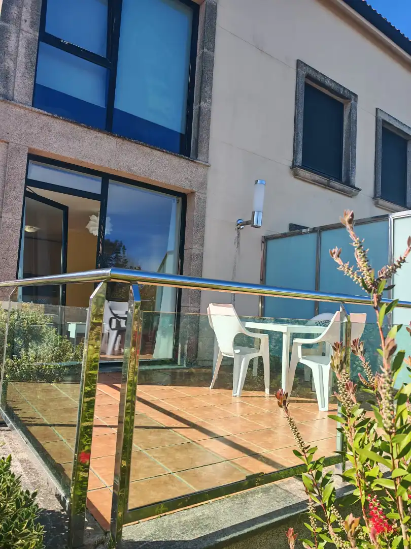 Terrassa de Apartament de lloguer en Fisterra amb Terrassa, Moblat i Forn