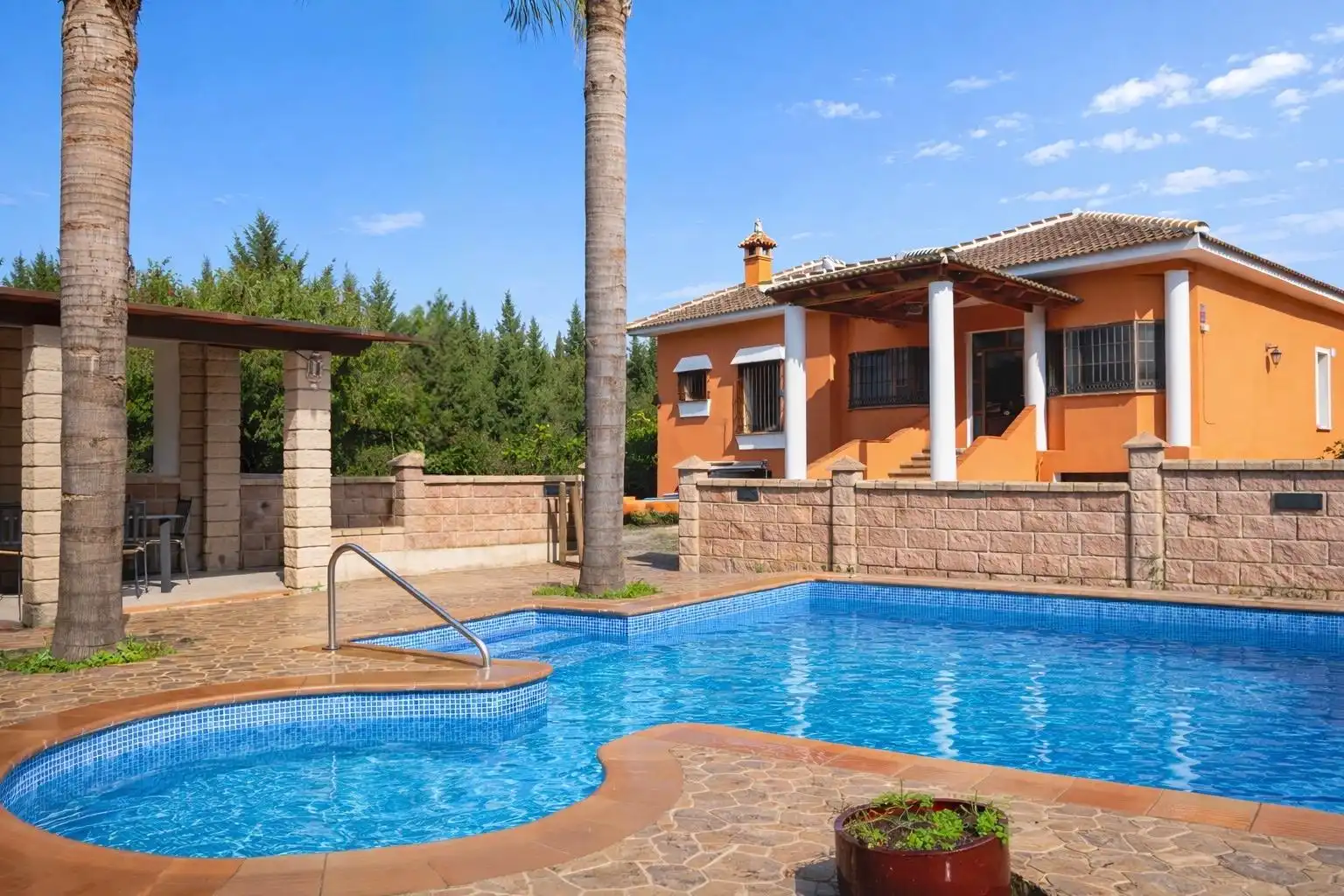 Piscina de Finca rústica en venta en Coín con Jardín privado, Terraza y Trastero