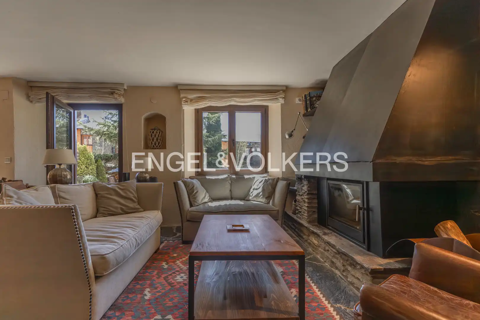 Sala de estar de Casa o chalet en venta en Bolvir con Calefacción, Jardín privado y Parquet