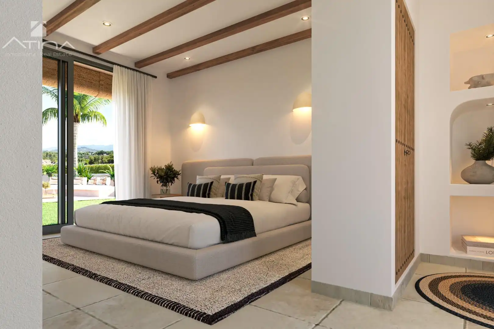 Bedroom of Houses for sale in Jávea / Xàbia  with Air Conditioner, Private garden and Terrace