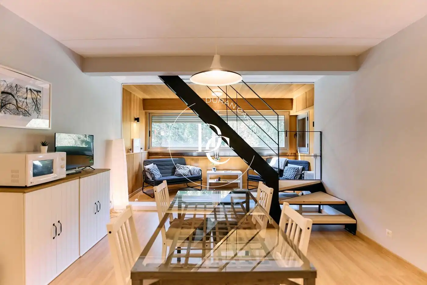 Sala d'estar de Dúplex en venda en Alp amb Calefacció i Jardí privat
