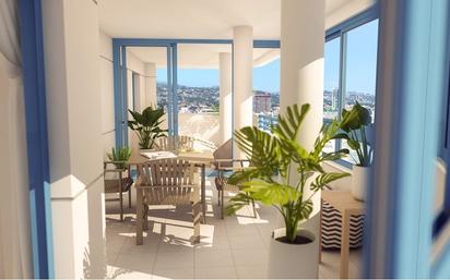 Terrace of Flat for sale in Calpe / Calp  with Air Conditioner, Terrace and Swimming Pool