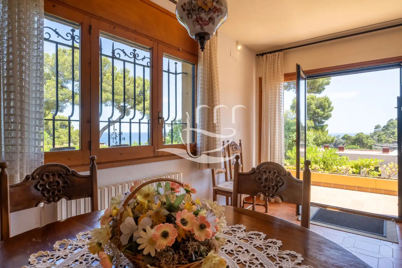 Dining room of Detached homes for sale in Palafrugell  with Air Conditioner, Heating and Storage room