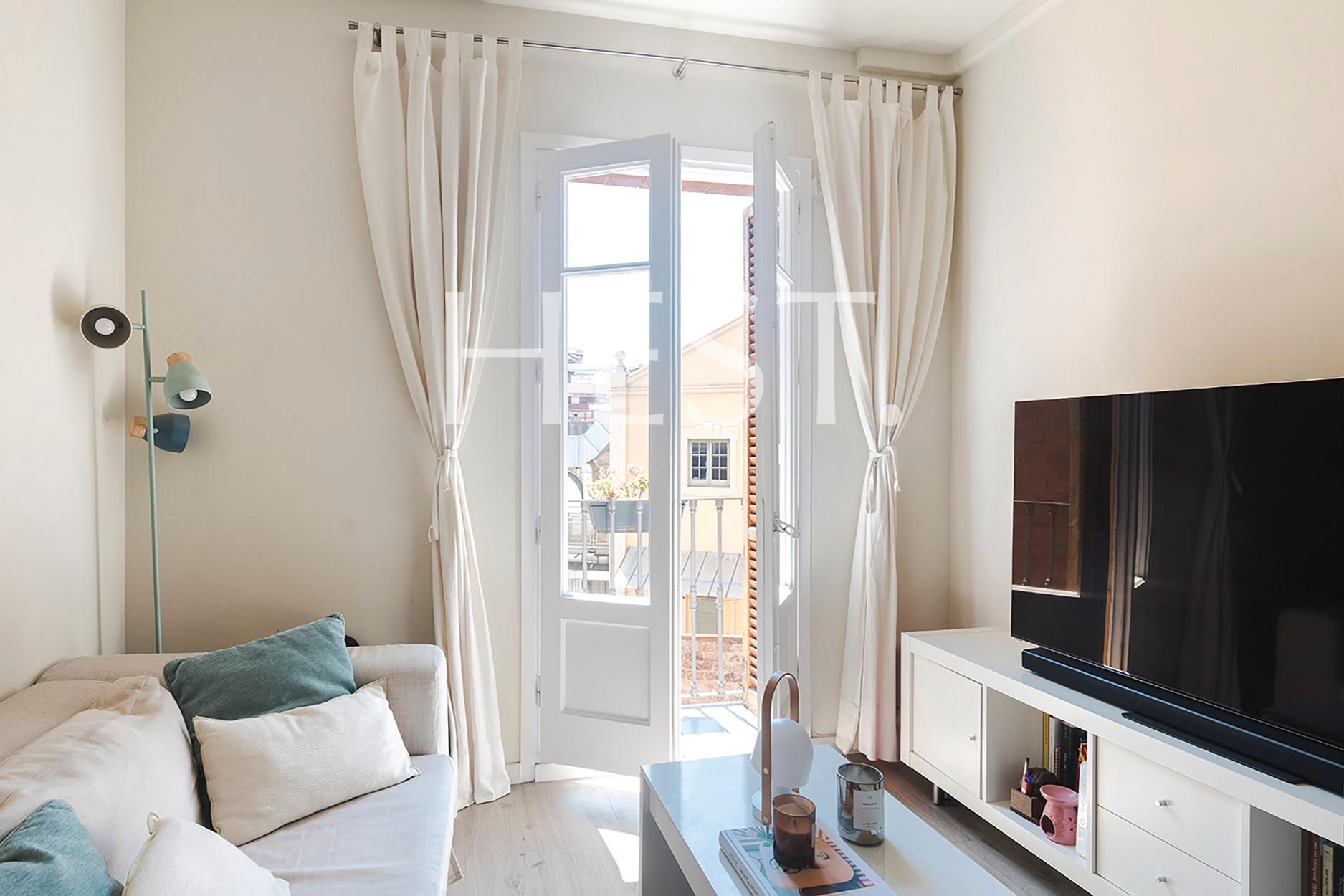 Bedroom of Flat for sale in  Barcelona Capital  with Air Conditioner, Heating and Parquet flooring
