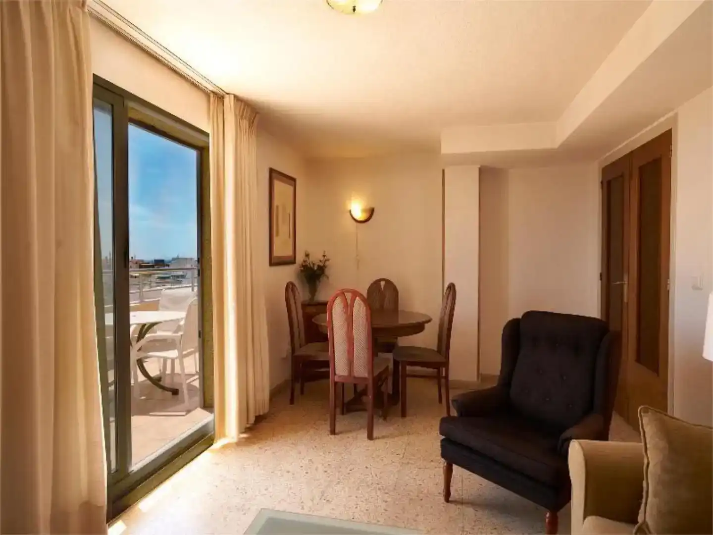 Esszimmer von Wohnungen zur Miete in Benidorm mit Klimaanlage und Balkon