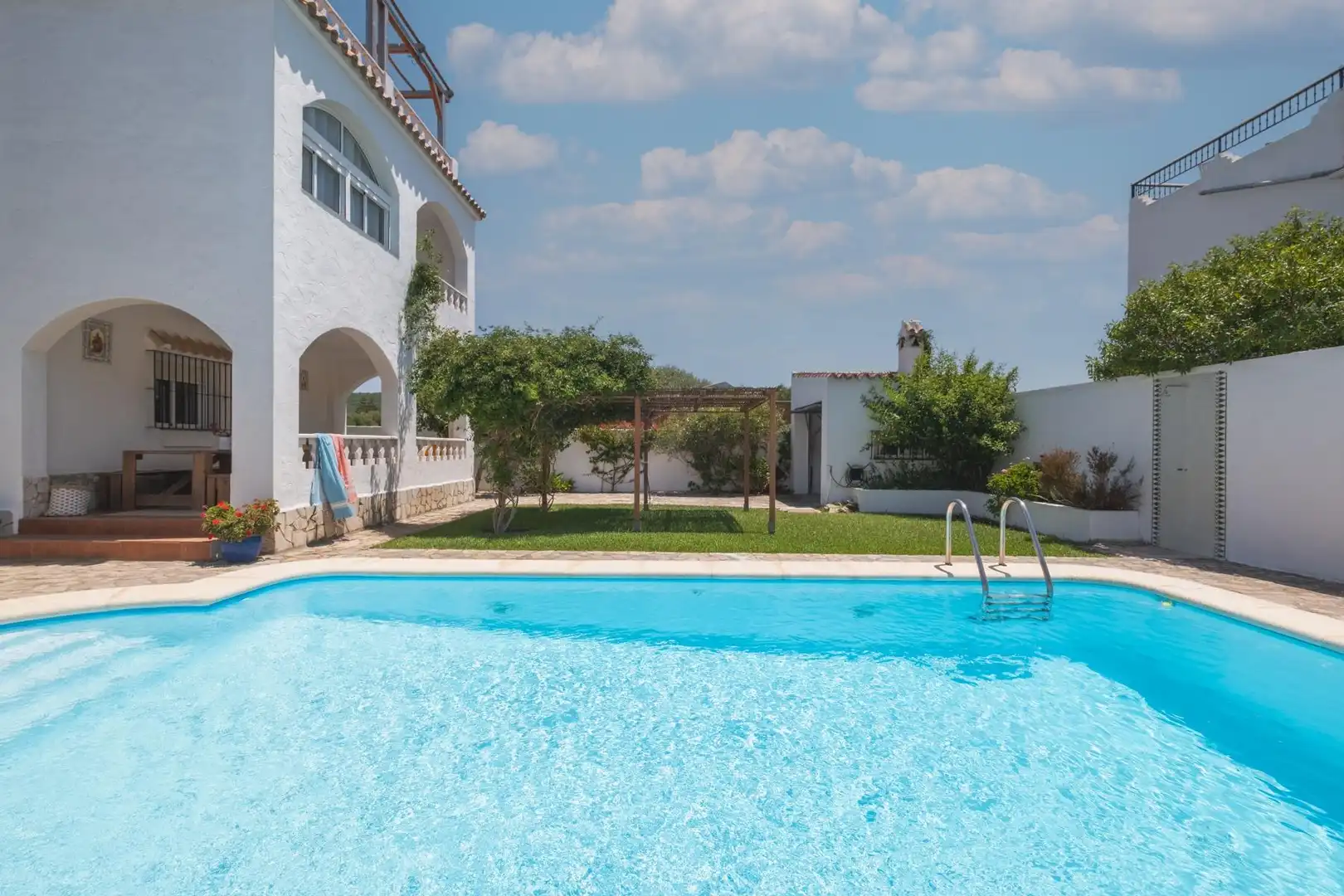 Swimming pool of Country homes for sale in Barbate  with Private garden, Terrace and Storage room