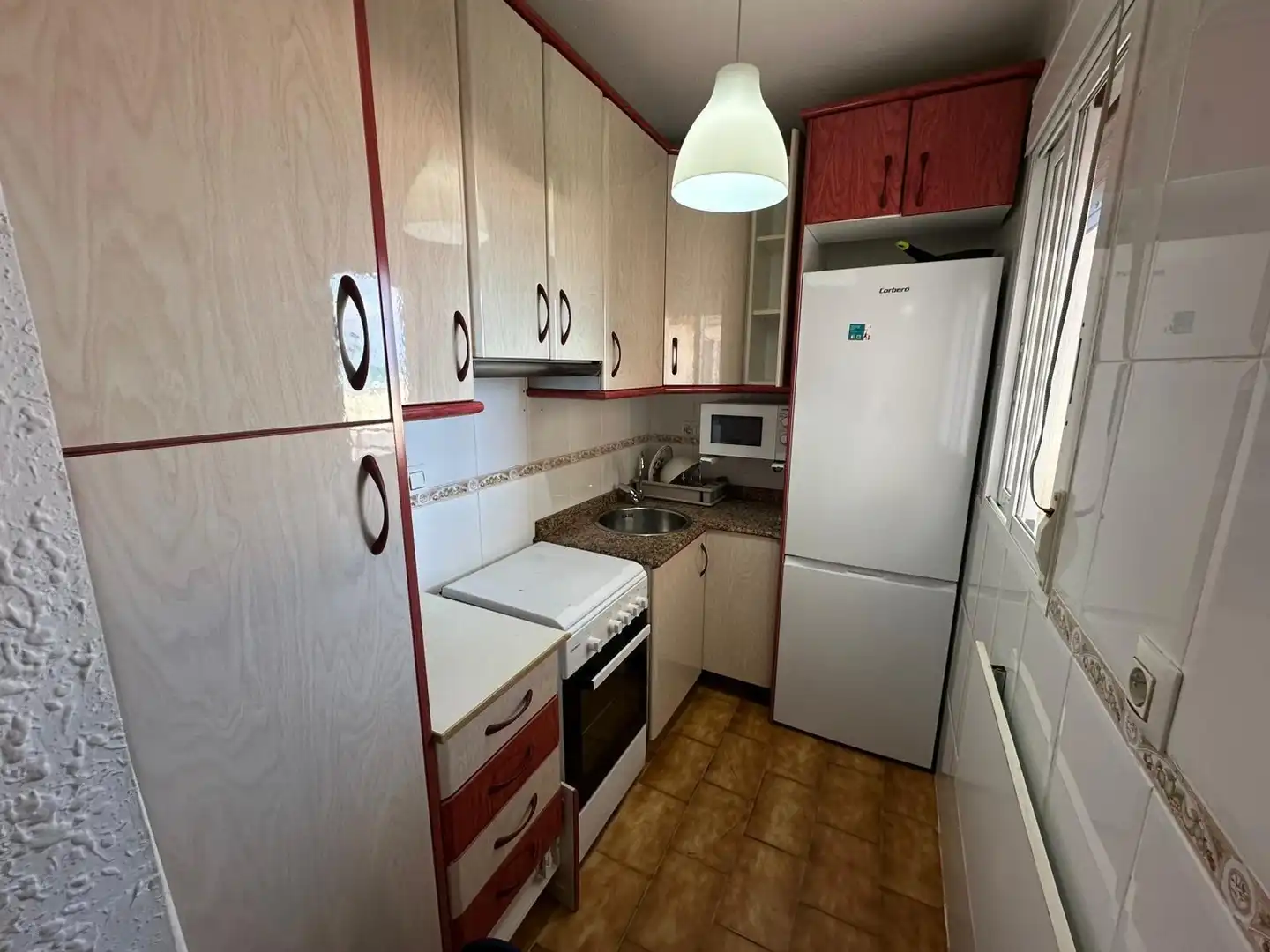 Kitchen of Flat for rent in La Manga del Mar Menor  with Air Conditioner, Terrace and Community pool