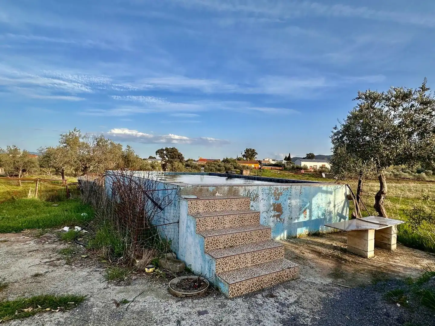 Piscina de Finca rústica en venta en Peñarroya-Pueblonuevo con Jardín privado, Trastero y Piscina