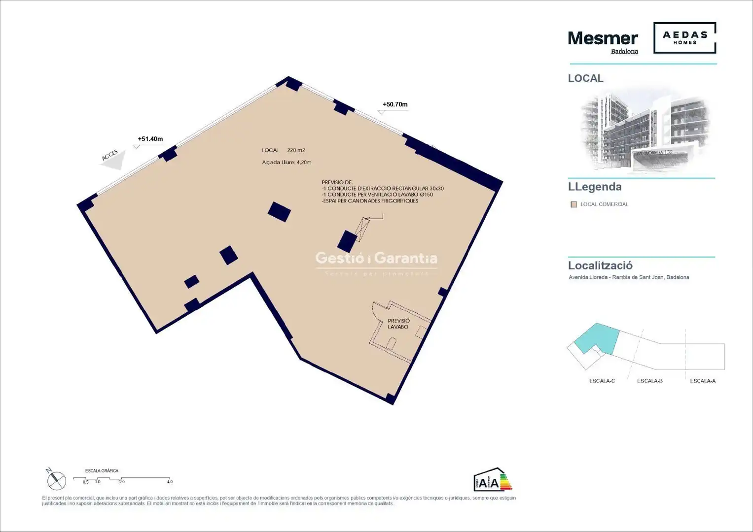 Exterior view of Commercial properties for sale in L'Hospitalet de Llobregat