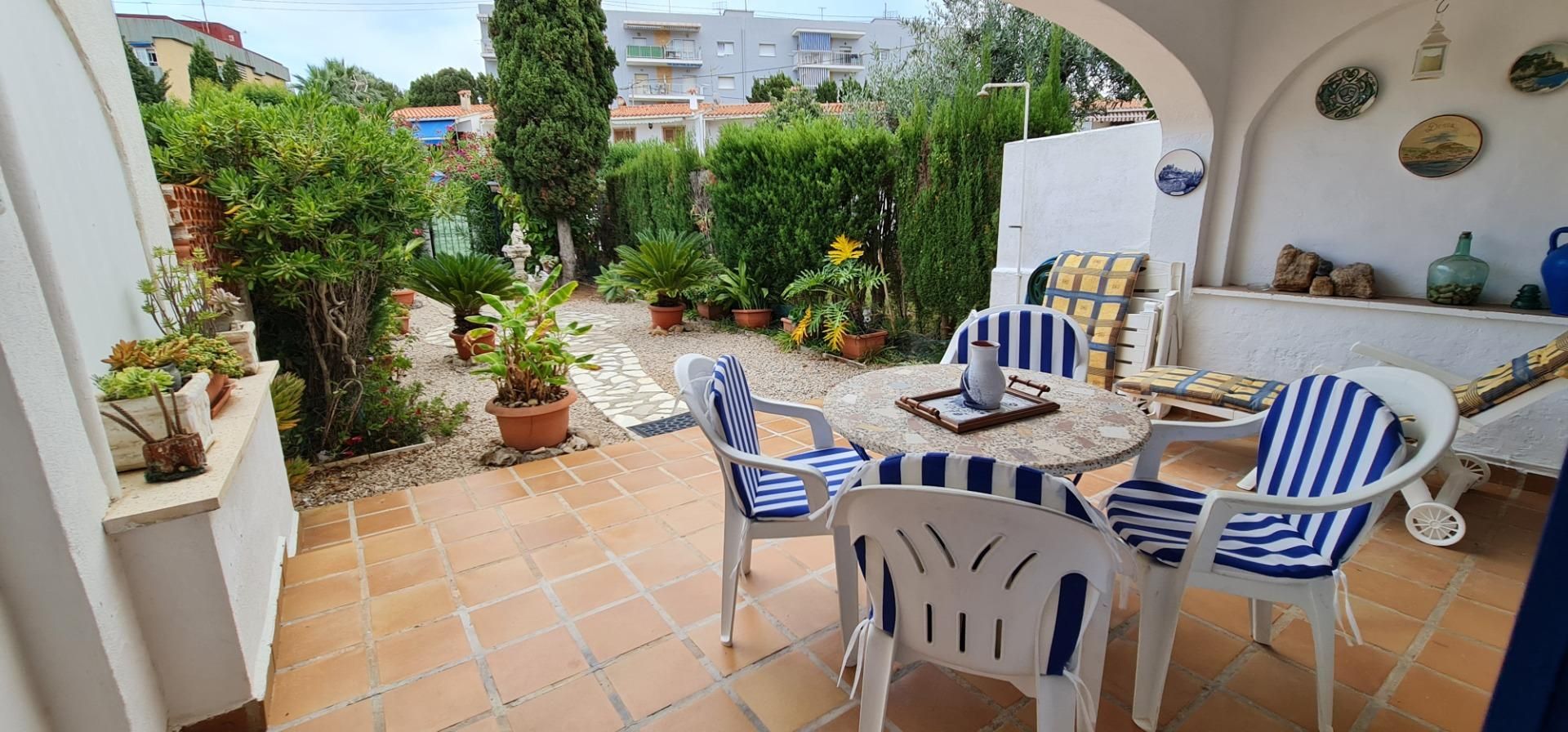 Garden of Single-family semi-detached to rent in Dénia  with Air Conditioner, Private garden and Terrace
