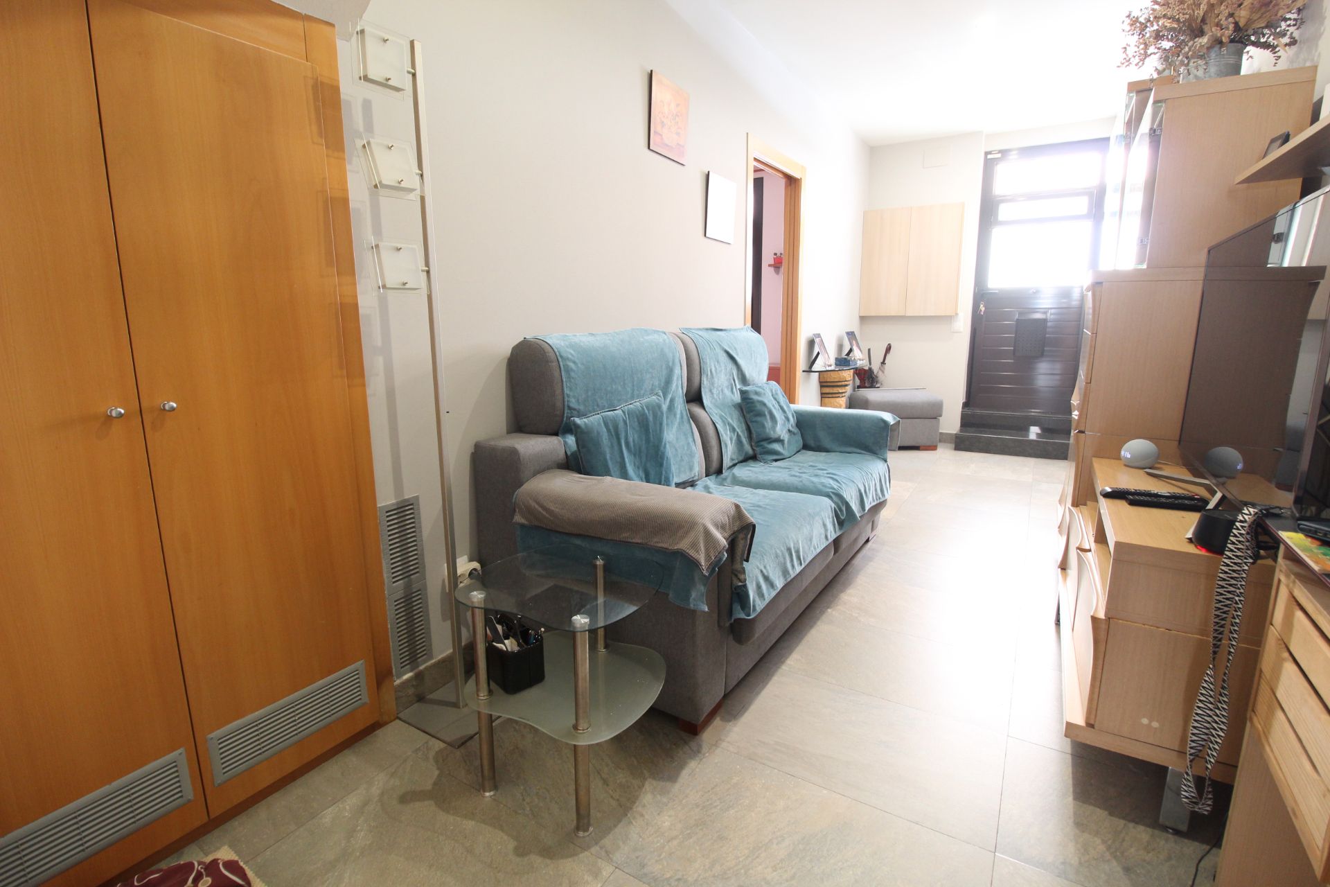 Sala de estar de Casa o chalet en venta en  Barcelona Capital con Aire acondicionado, Terraza y Amueblado