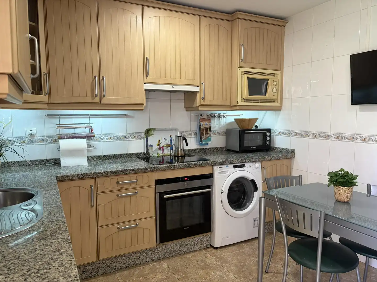Cocina de Ático en venta en Benalmádena con Aire acondicionado, Calefacción y Jardín privado