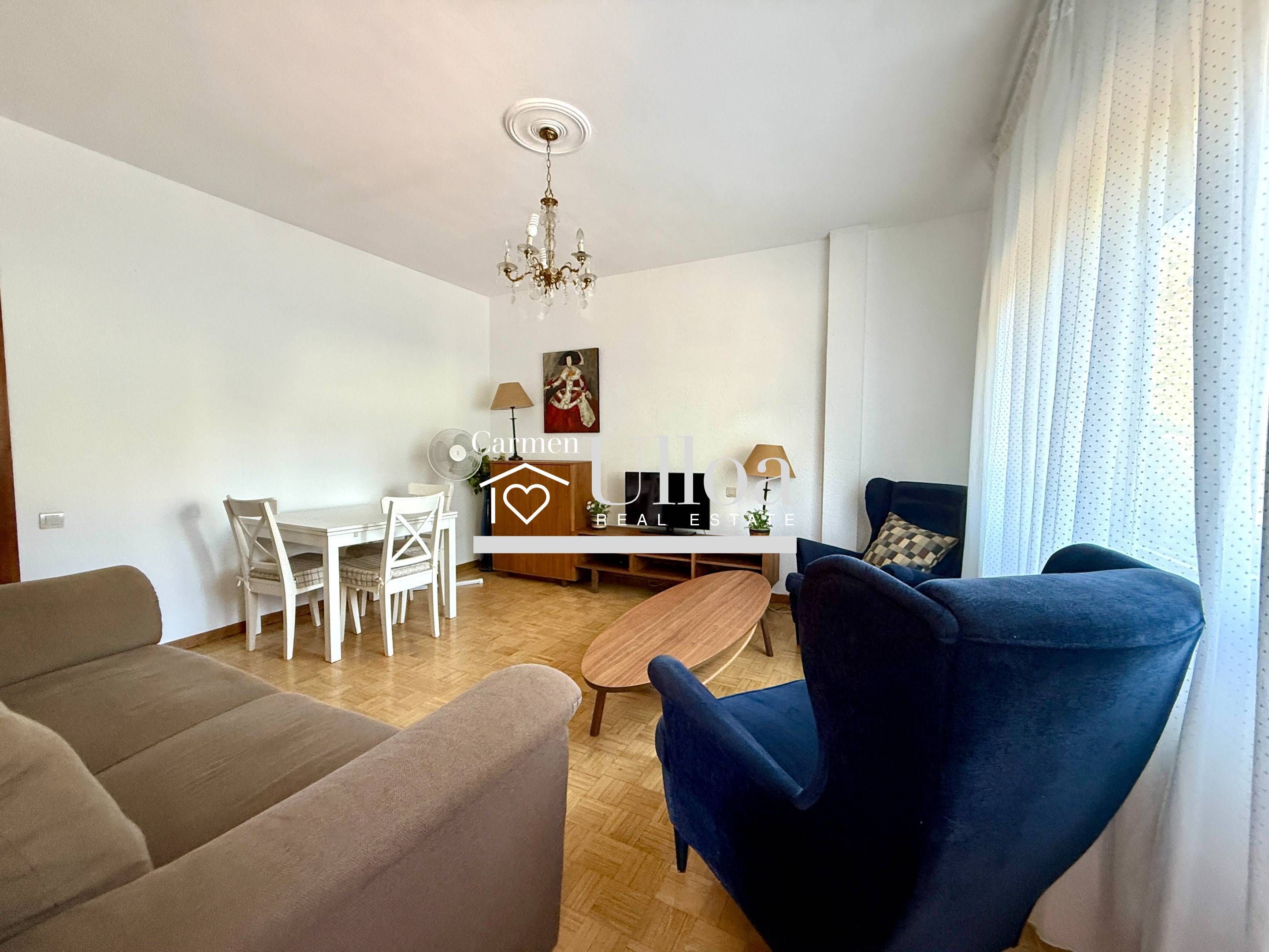 Living room of Flat to rent in  Toledo Capital  with Air Conditioner, Heating and Parquet flooring
