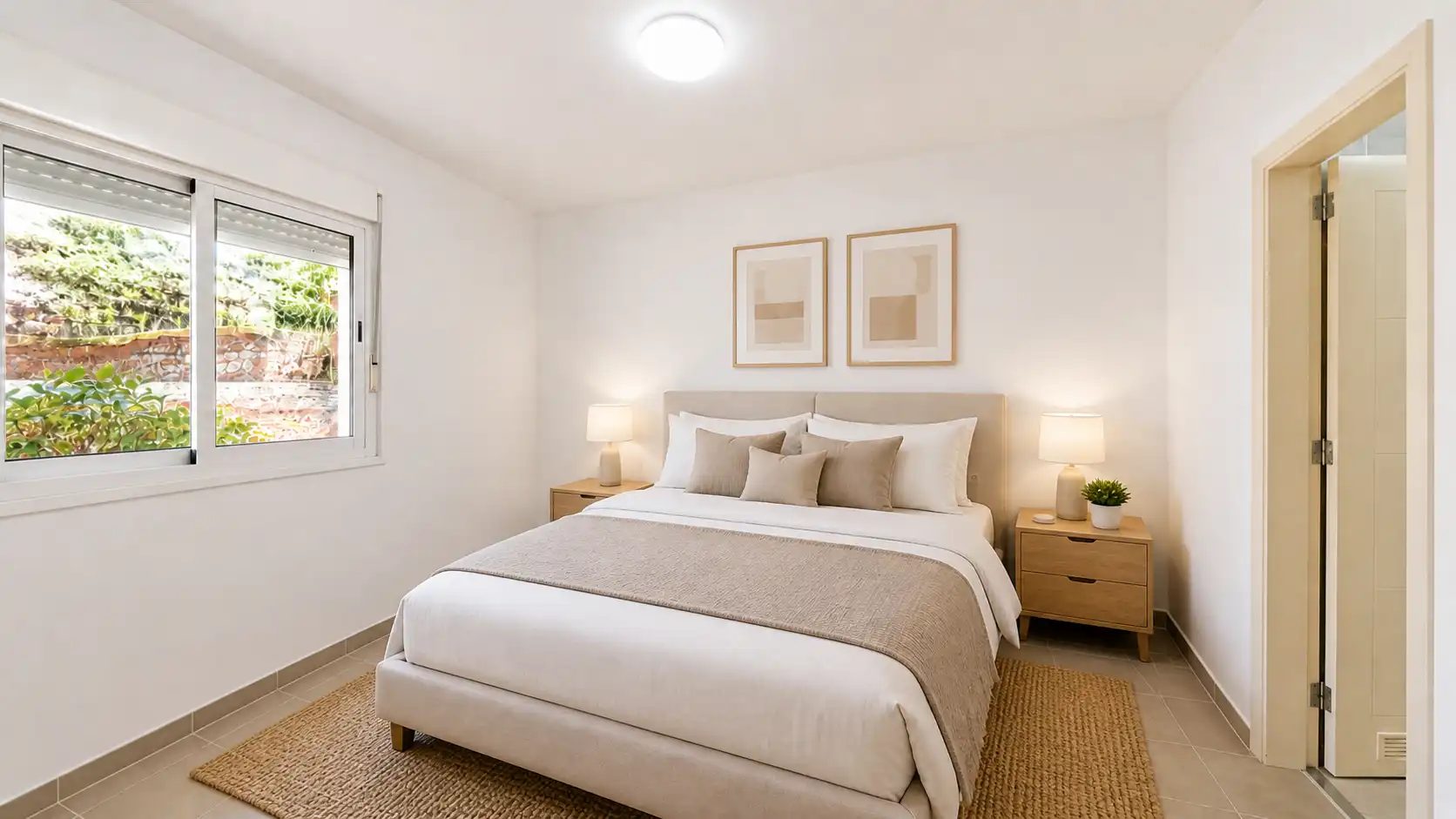 Schlafzimmer von Wohnungen zum Verkauf in Arona mit Terrasse, Ofen und Waschmaschine