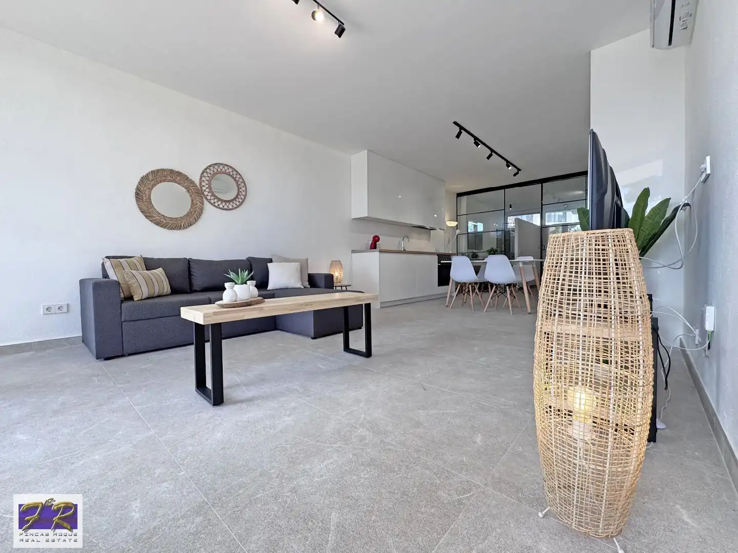Sala d'estar de Pis en venda en Alcúdia amb Aire condicionat, Terrassa i Piscina