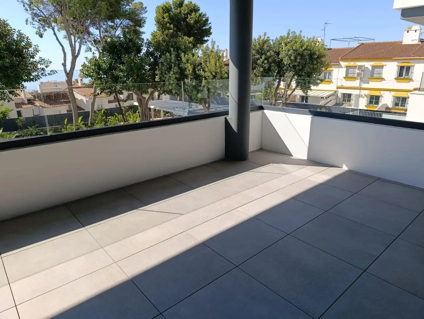 Terrace of Flat for rent in Torremolinos  with Air Conditioner, Heating and Private garden