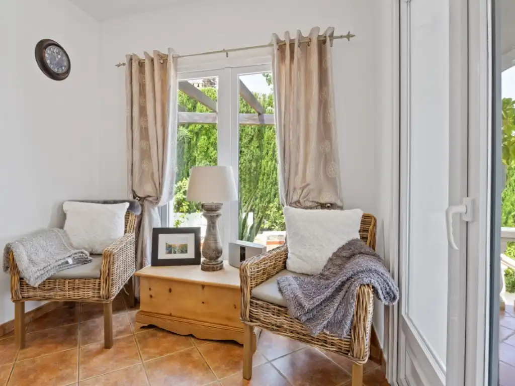Sala de estar de Casa o chalet de alquiler en Jávea / Xàbia con Aire acondicionado, Jardín privado y Piscina