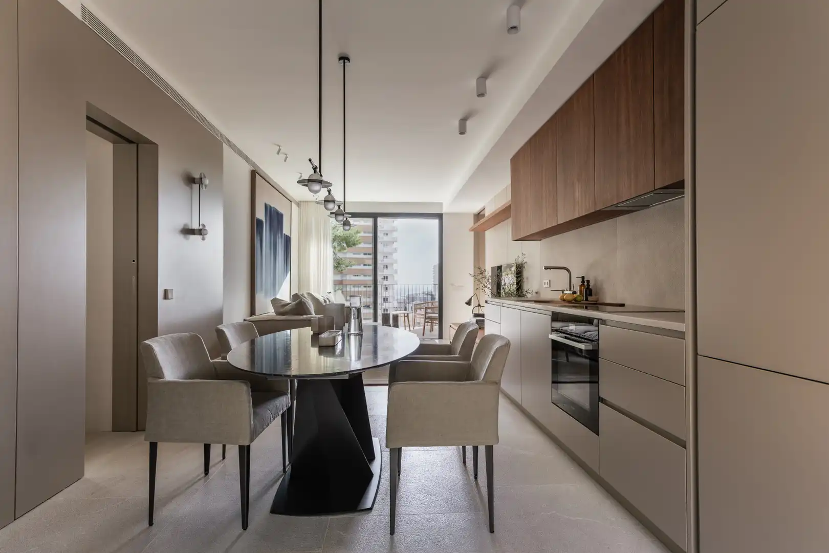 Cocina de Apartamento en venta en  Palma de Mallorca con Aire acondicionado, Jardín privado y Terraza