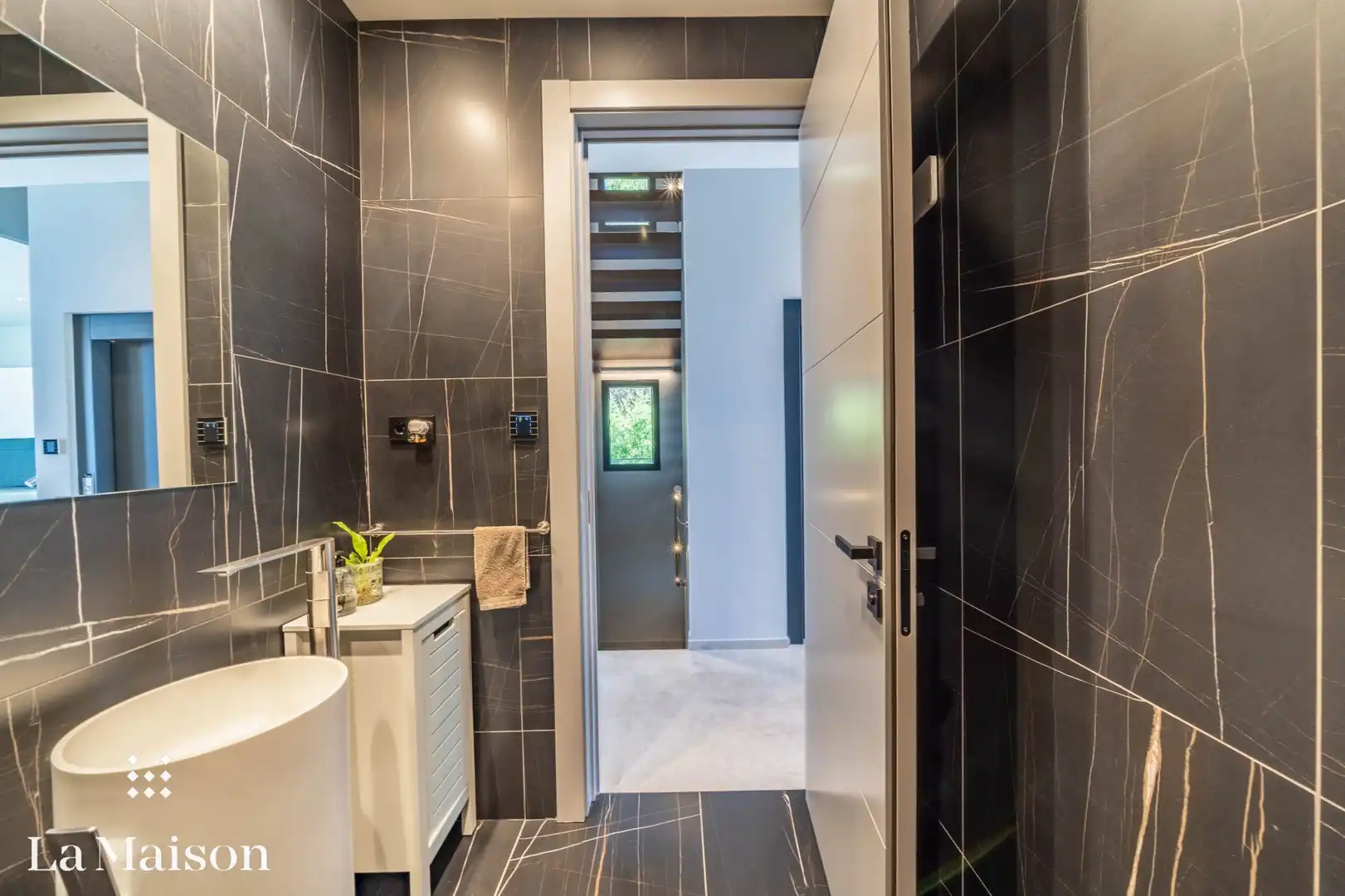 Baño de Casa o chalet en venta en Caldes d'Estrac con Aire acondicionado, Calefacción y Jardín privado
