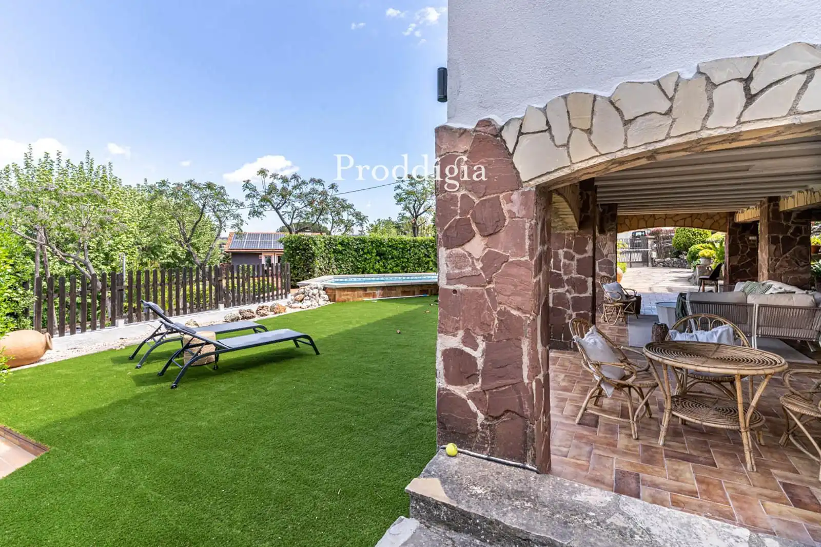 Terraza de Casa o chalet de alquiler en Sant Cugat del Vallès con Aire acondicionado, Calefacción y Piscina