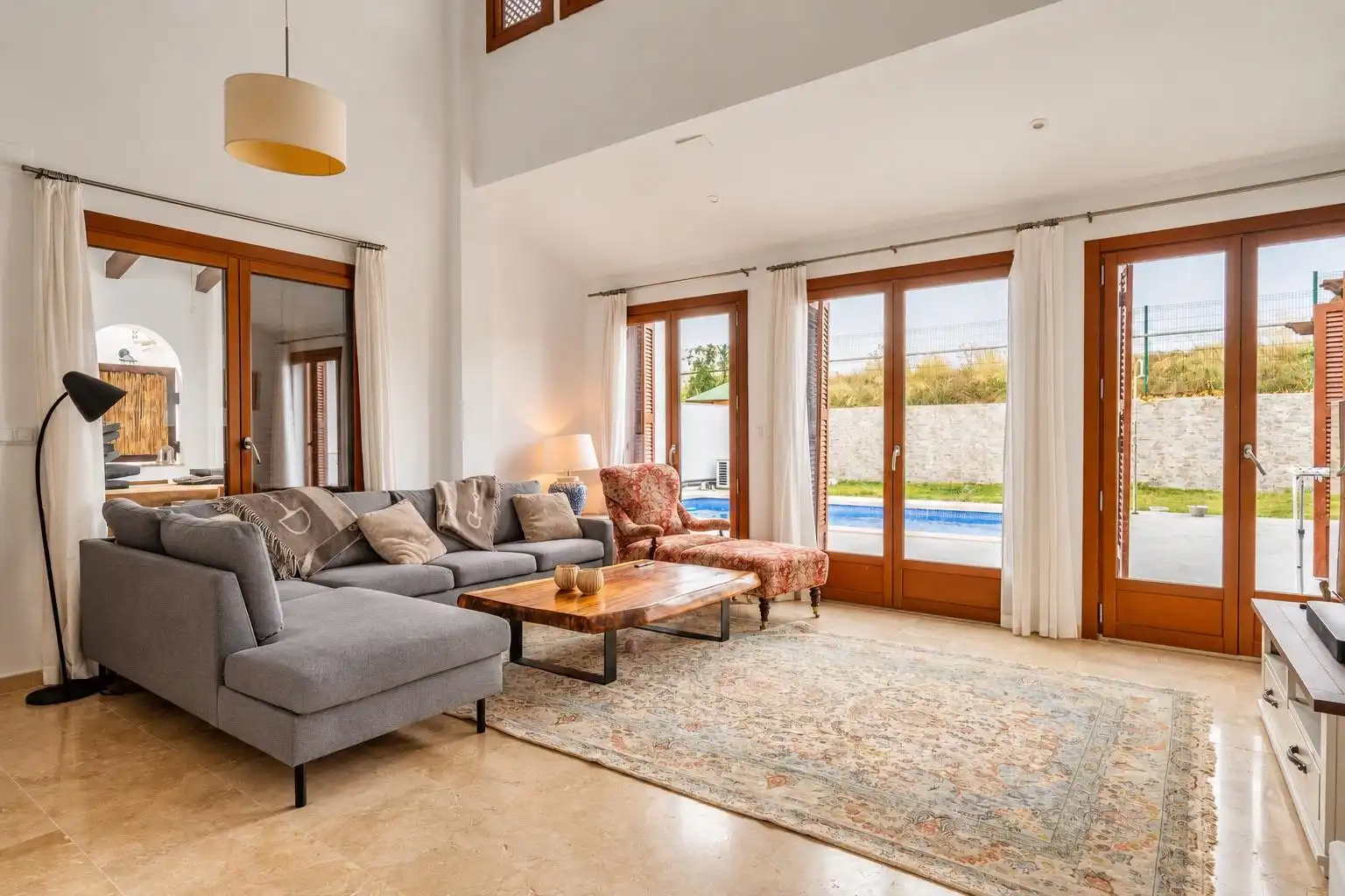 Sala d'estar de Casa o xalet en venda en Campo de Murcia