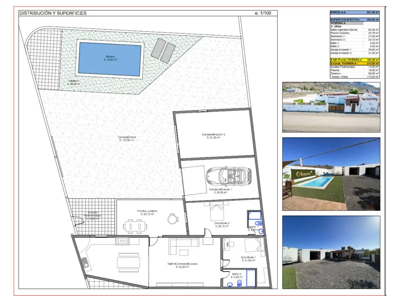 Casa o chalet en venta en Tuineje con Jardín privado, Terraza y Piscina