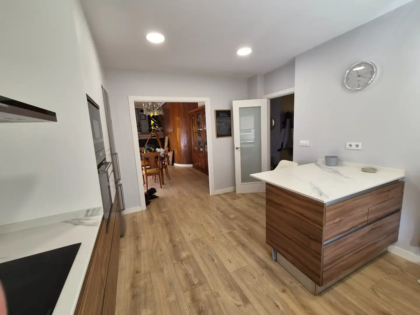 Cocina de Casa o chalet en venta en Oleiros con Calefacción, Jardín privado y Parquet