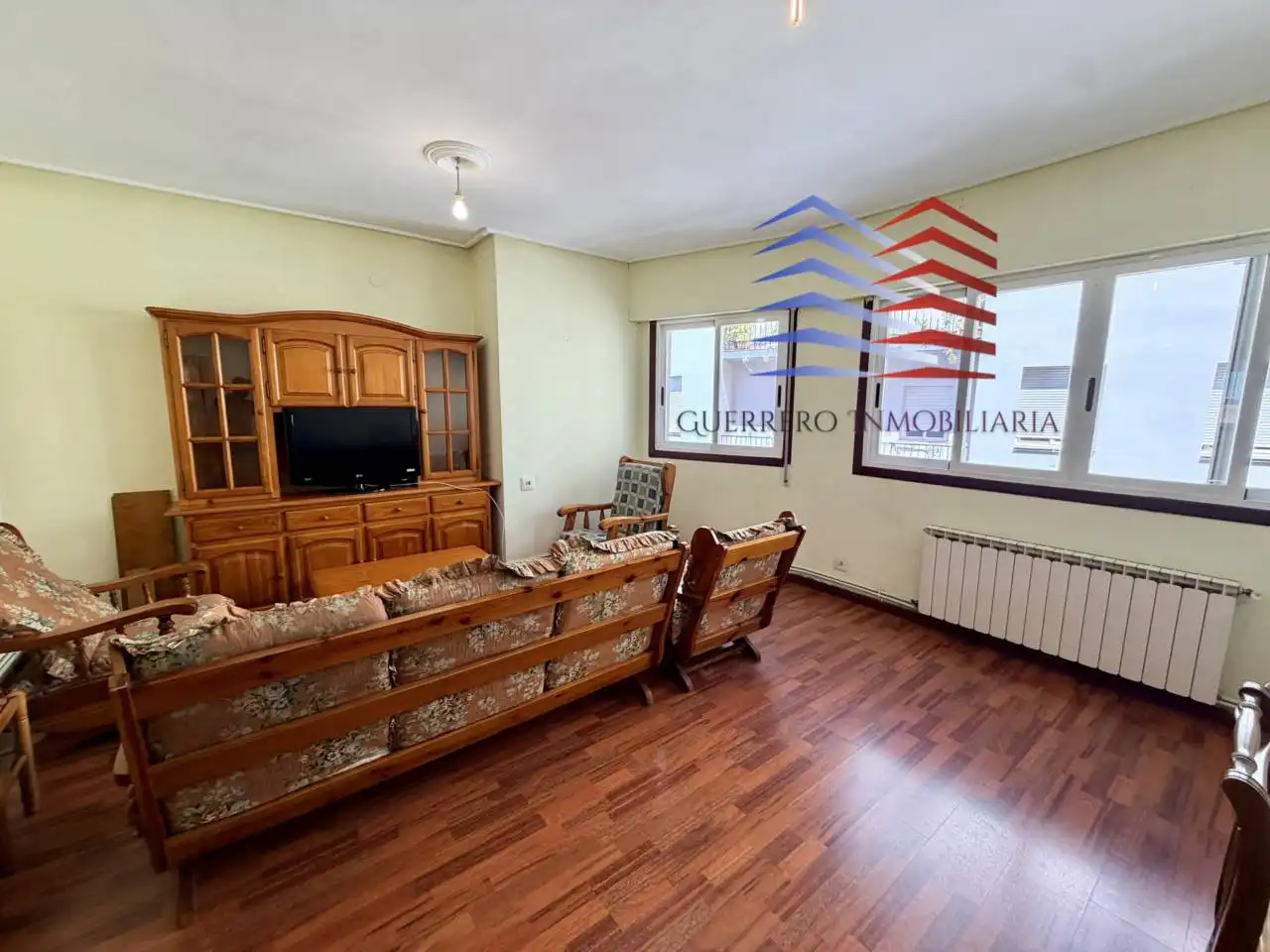 Wohnzimmer von Wohnung zur Miete in Ourense Capital  mit Heizung, Möbliert und Balkon