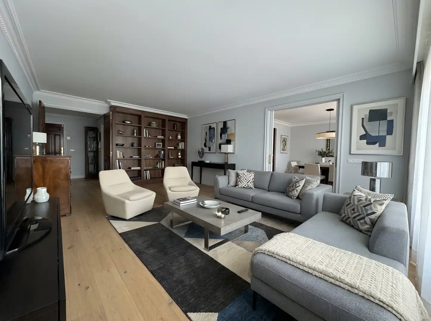 Sala de estar de Piso en venta en Getxo  con Calefacción, Terraza y Trastero
