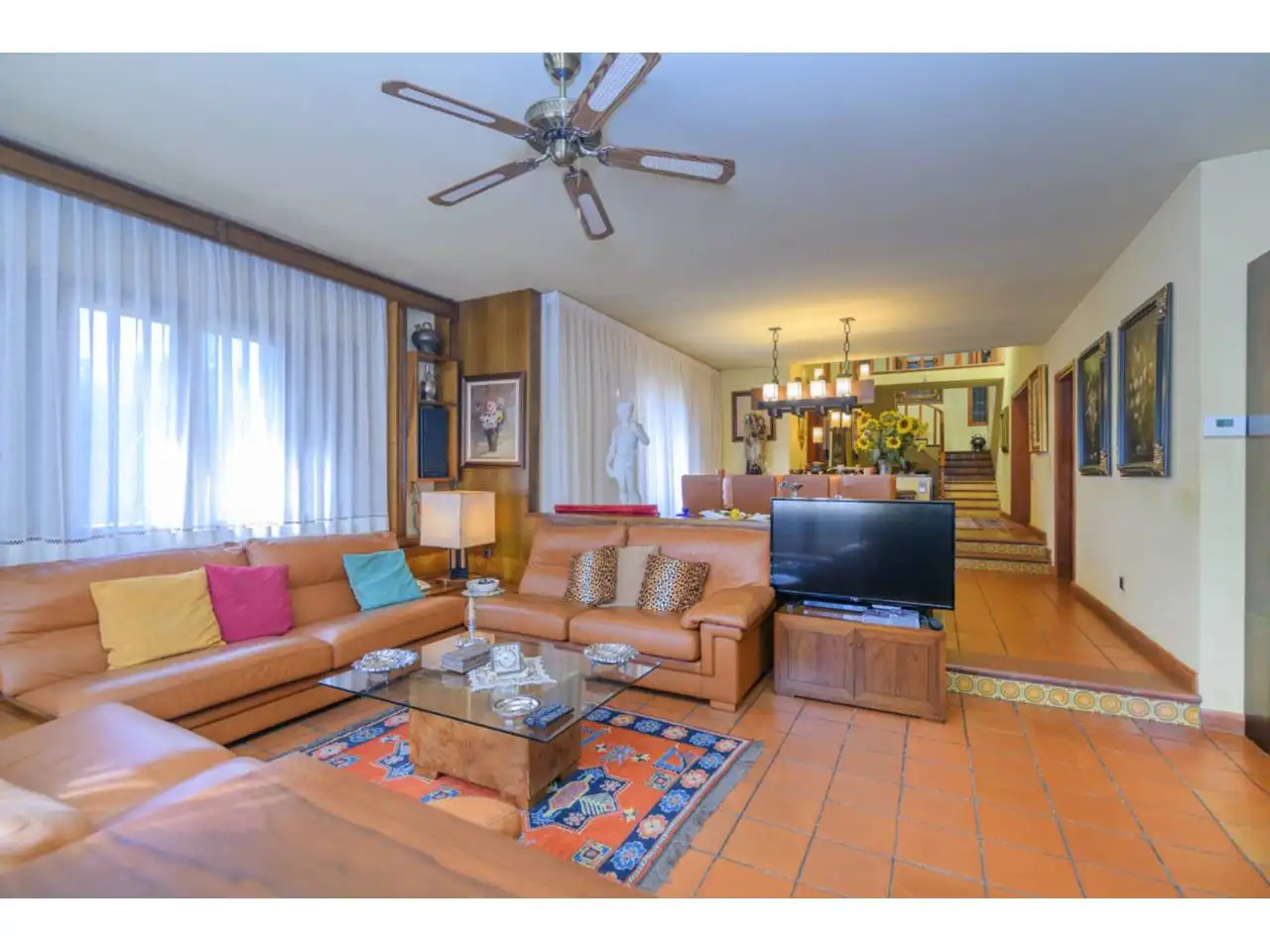 Wohnzimmer von Haus oder Chalet zum Verkauf in Sant Vicenç de Castellet mit Klimaanlage, Heizung und Privatgarten