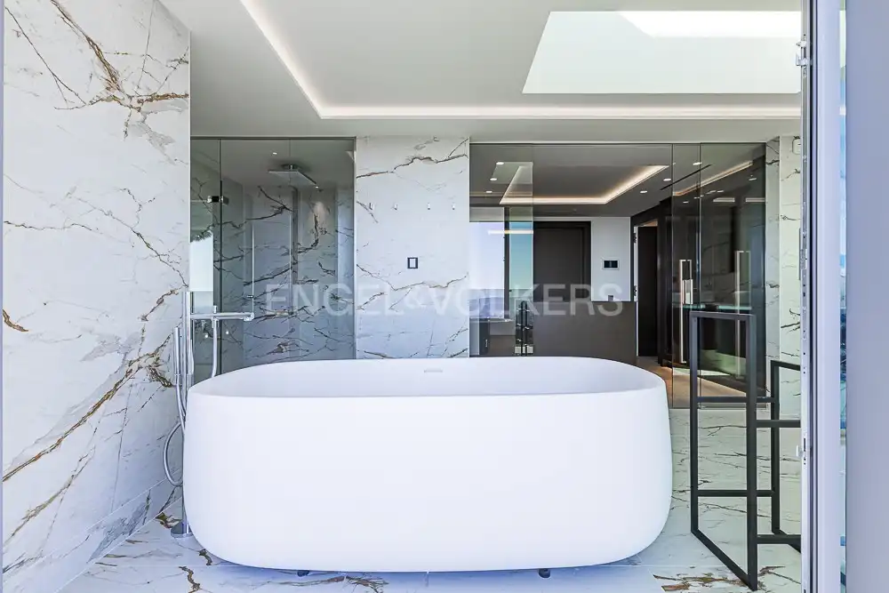 Baño de Casa o chalet en venta en Barcelona con Aire acondicionado, Calefacción y Jardín privado