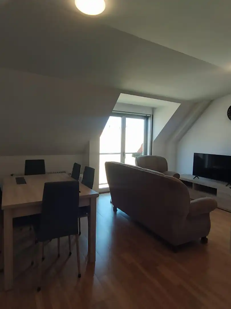 Sala de estar de Ático en venta en Cariño con Parquet, Amueblado y Horno