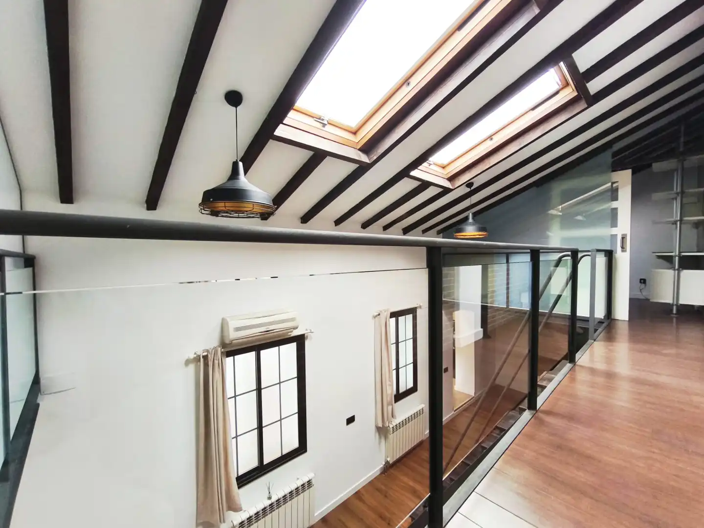 Loft zur Miete in Madrid mit Klimaanlage, Heizung und Parkett