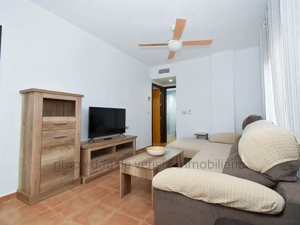 Sala de estar de Apartamento de alquiler en Águilas con Jardín privado, Terraza y Piscina