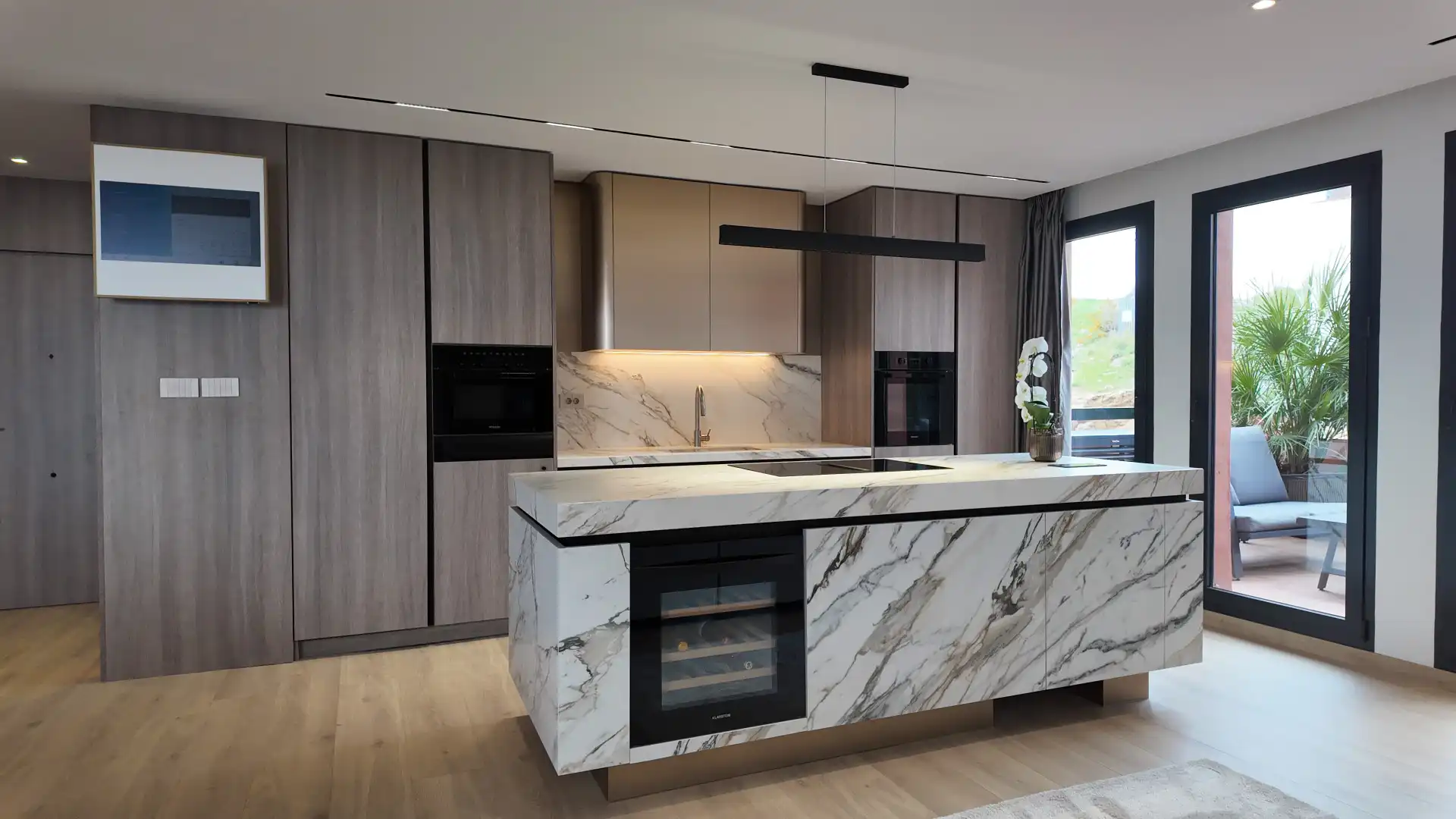 Kitchen of Attic for sale in Mijas  with Air Conditioner, Terrace and Swimming Pool