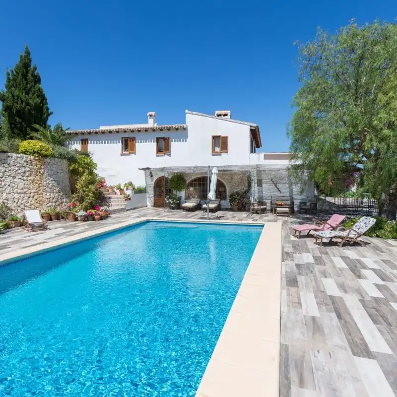 Piscina de Finca rústica en venta en Teulada con Calefacción, Jardín privado y Terraza