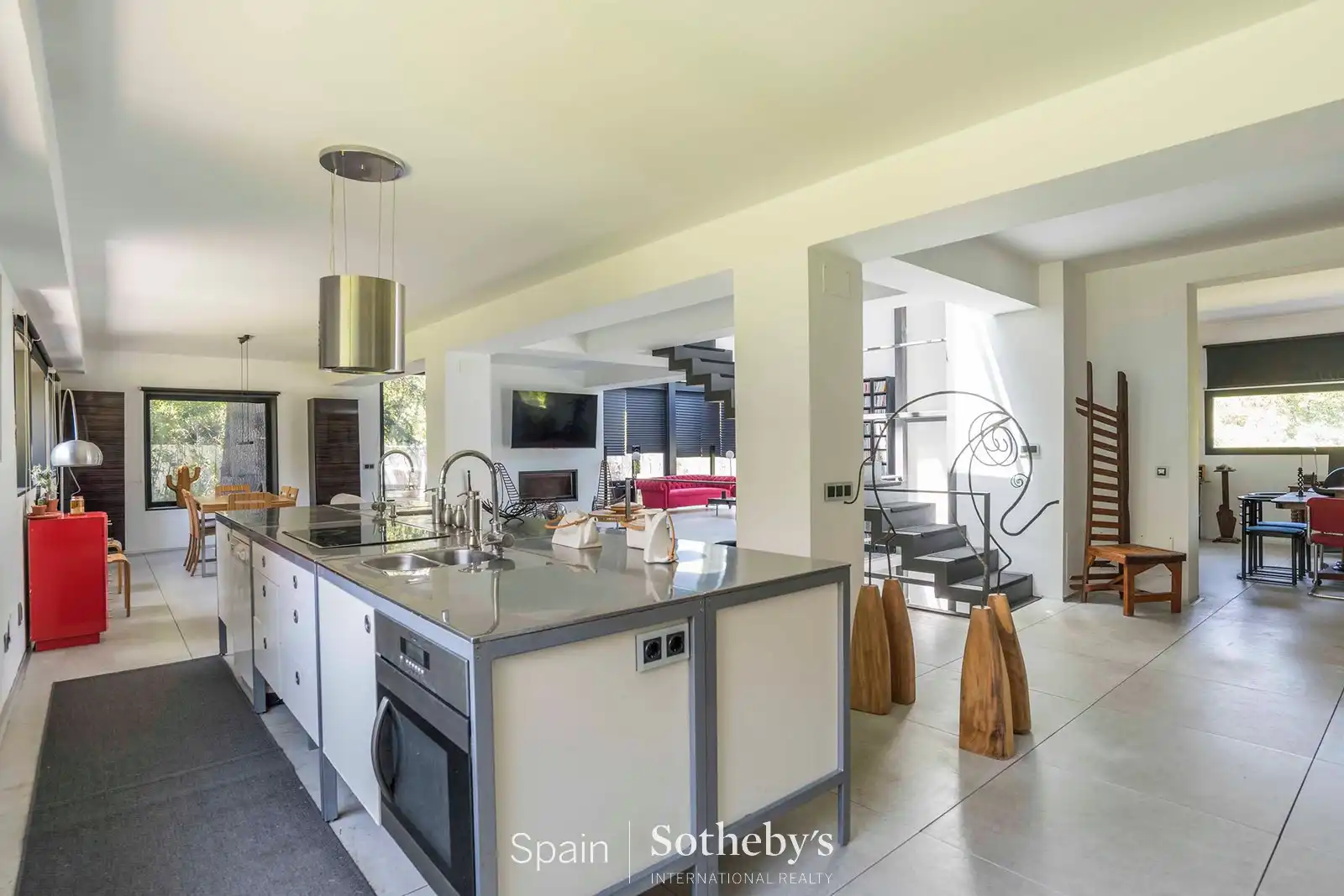Cuina de Casa o xalet en venda en Madrid amb Aire condicionat, Jardí privat i Terrassa