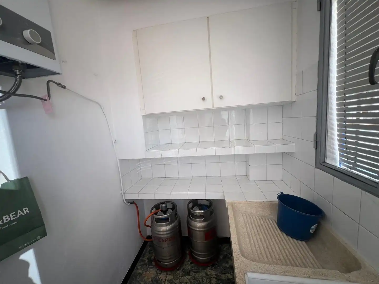 Cocina de Piso de alquiler en La Font d'en Carròs con Terraza y Amueblado
