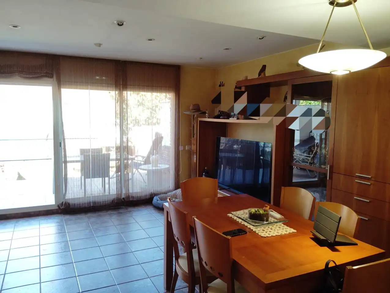 Esszimmer von Maisonette zum Verkauf in Sant Vicenç de Castellet mit Klimaanlage, Heizung und Terrasse