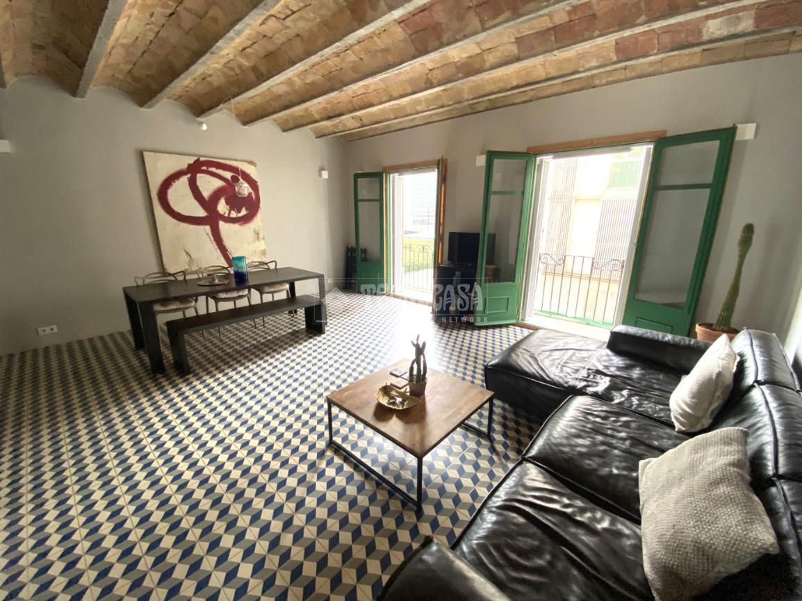 Sala de estar de Piso en venta en  Barcelona Capital con Aire acondicionado y Calefacción