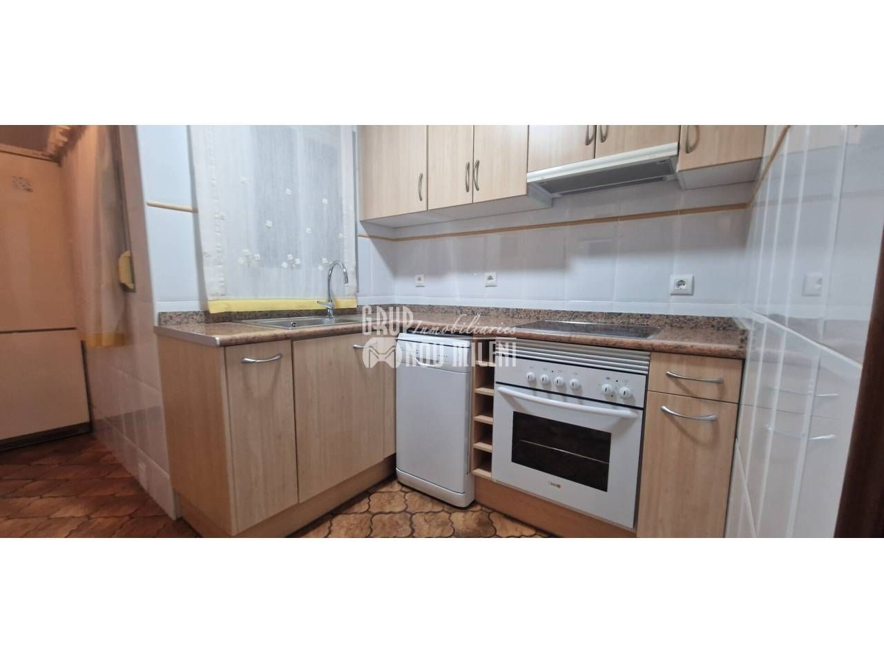 Cuina de Pis de lloguer en  Valencia Capital amb Aire condicionat, Moblat i Balcó