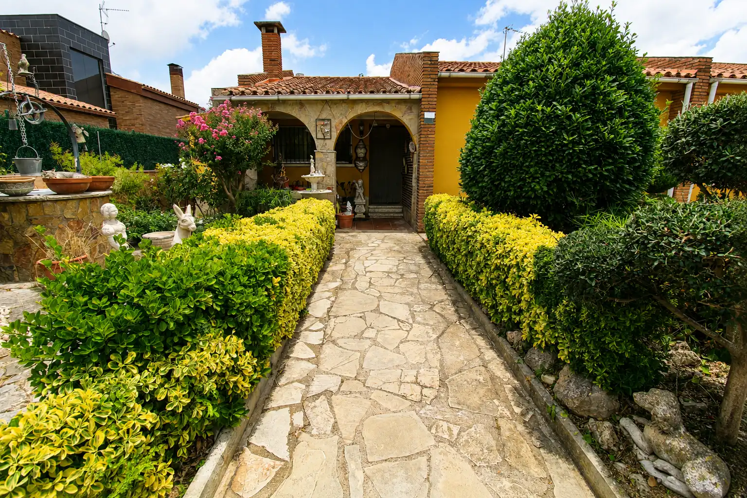 Vista exterior de Casa o chalet en venta en Caldes de Montbui con Calefacción, Jardín privado y Terraza