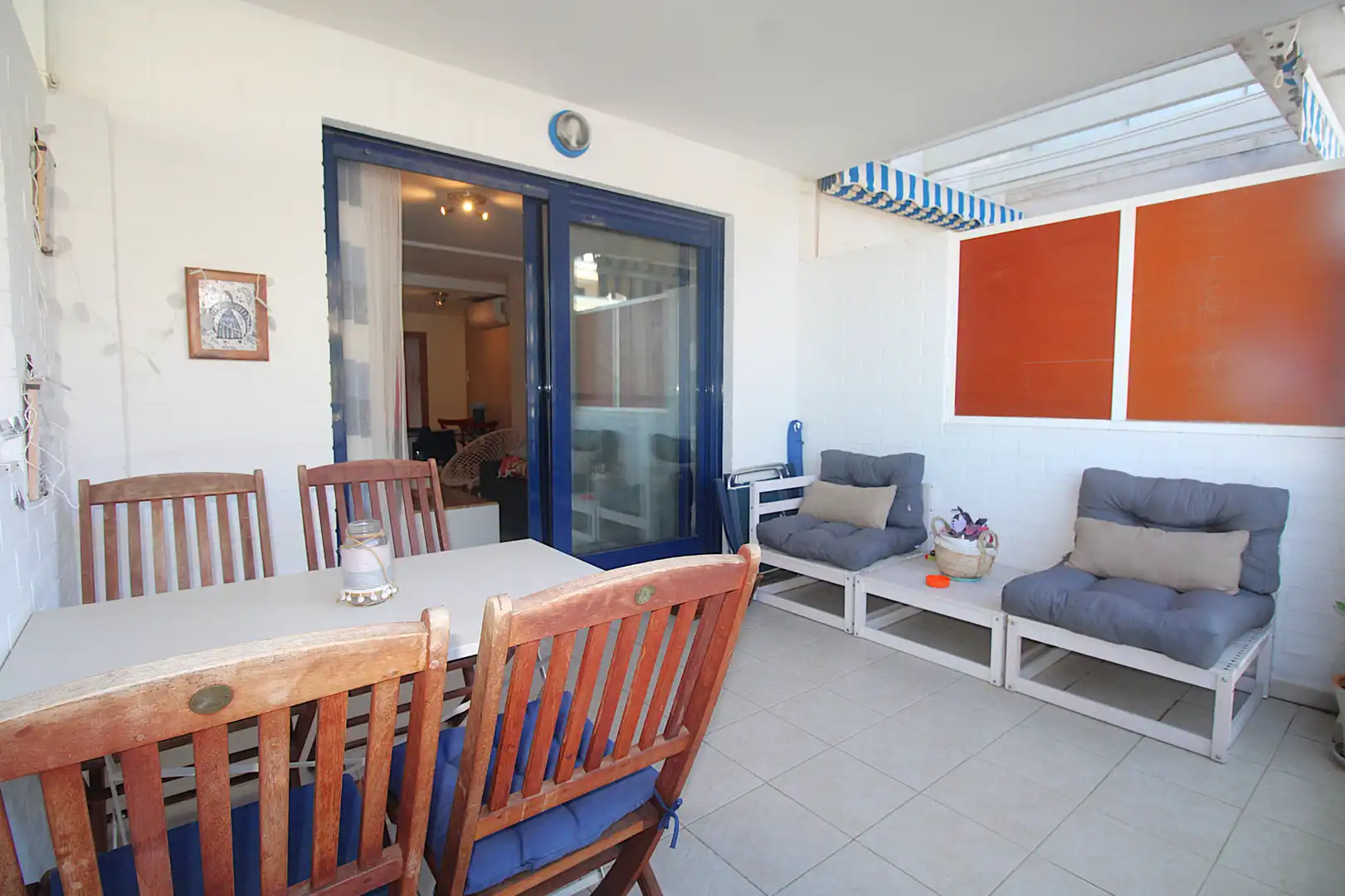 Terraza de Apartamento en venta en Dénia con Aire acondicionado, Terraza y Amueblado