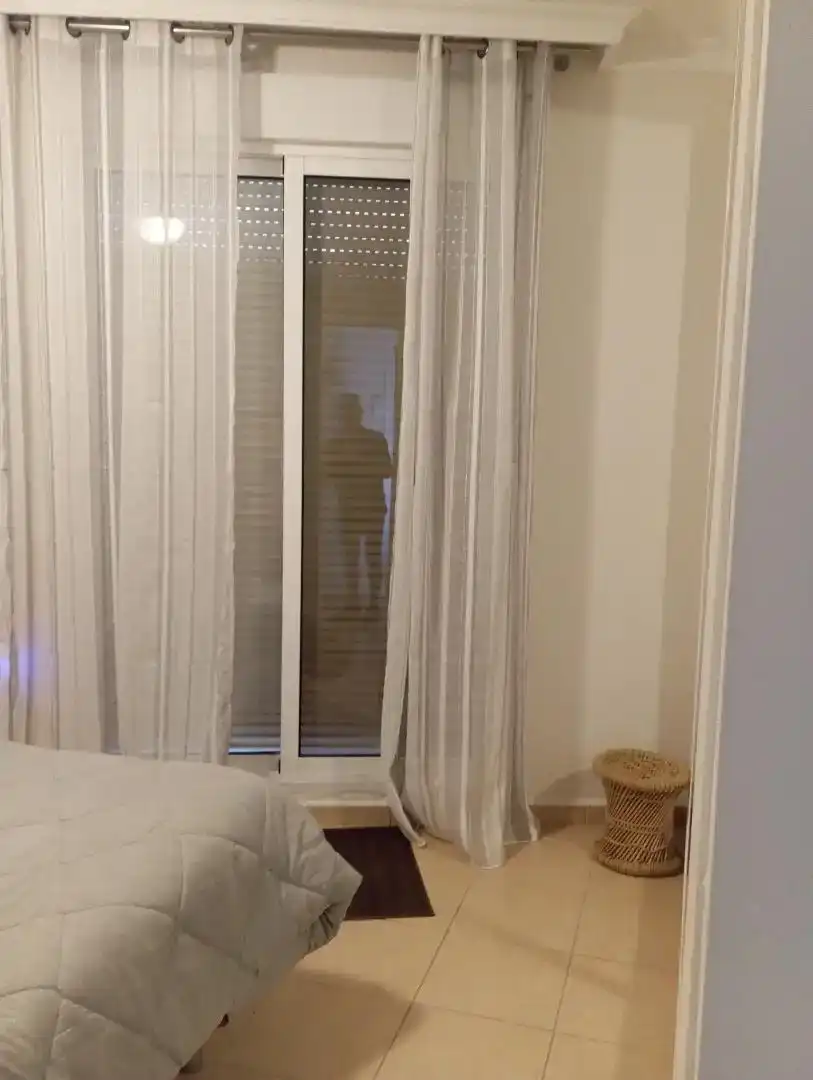 Schlafzimmer von Wohnungen zur Miete in Oliva mit Klimaanlage, Privatgarten und Möbliert