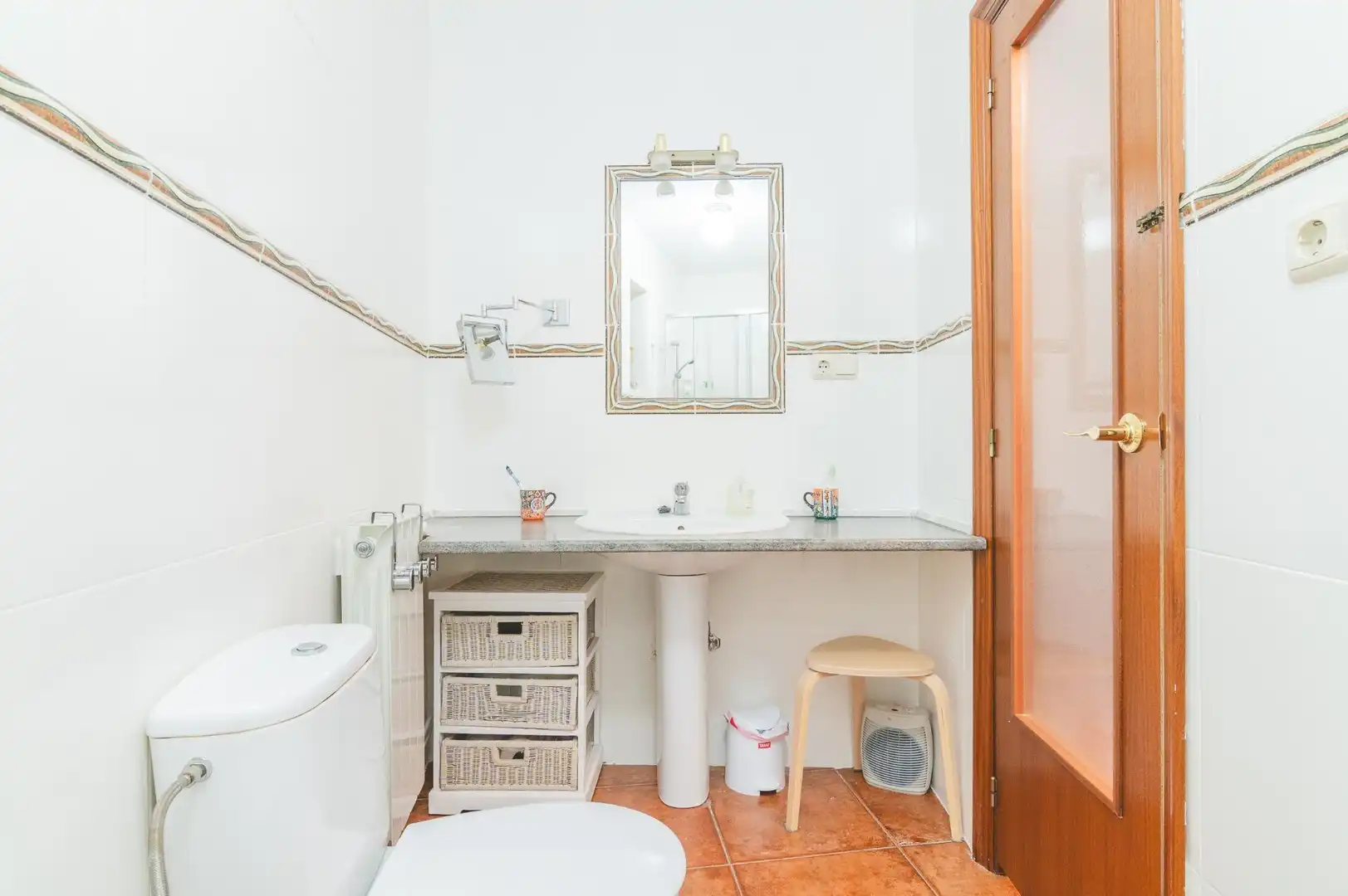 Baño de Finca rústica en venta en Eslava con Jardín privado, Terraza y Trastero