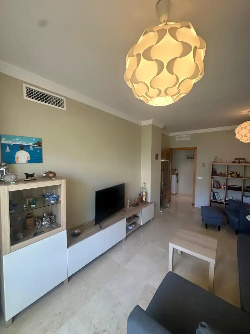 Sala d'estar de Pis de lloguer en Benalmádena amb Terrassa, Moblat i Forn