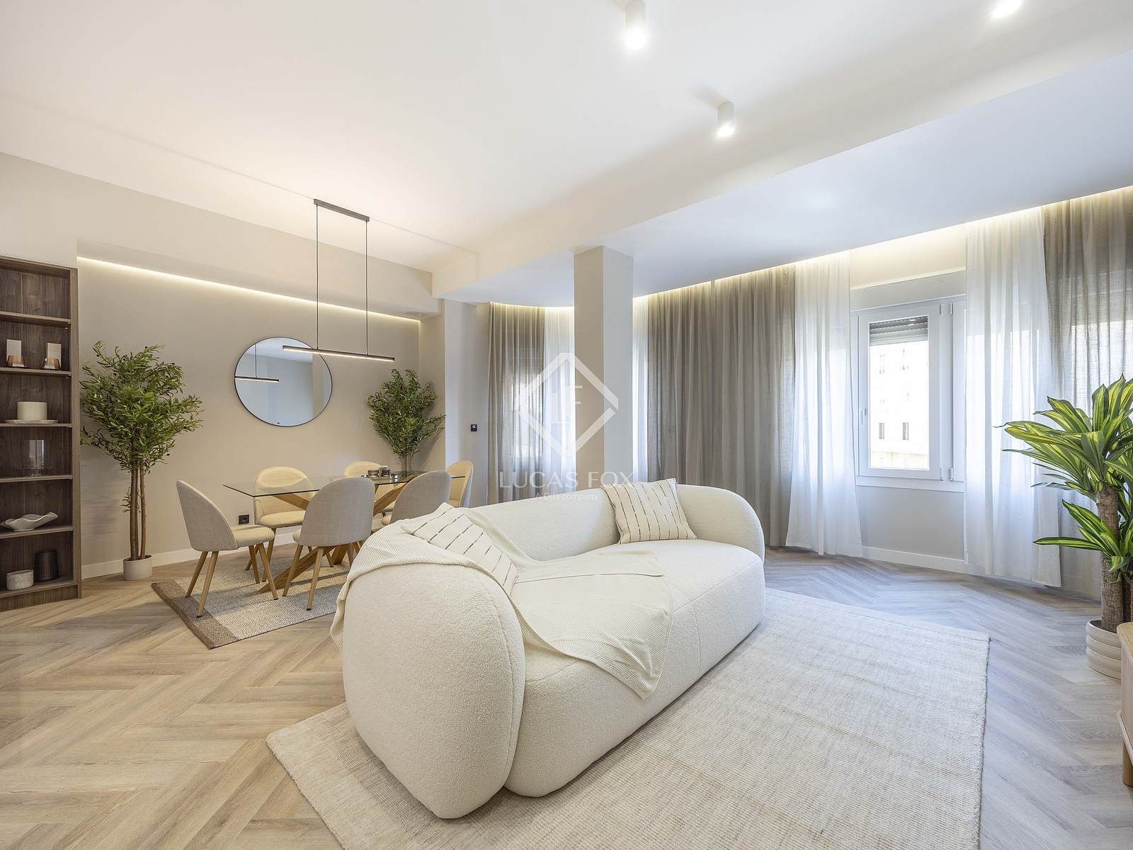 Living room of Flat for sale in  Valencia Capital  with Air Conditioner