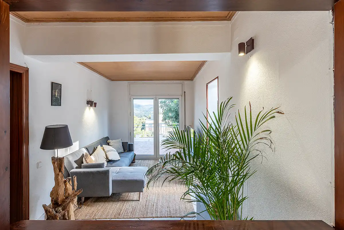 Living room of Houses for sale in Sant Pere de Ribes  with Heating, Terrace and Swimming Pool