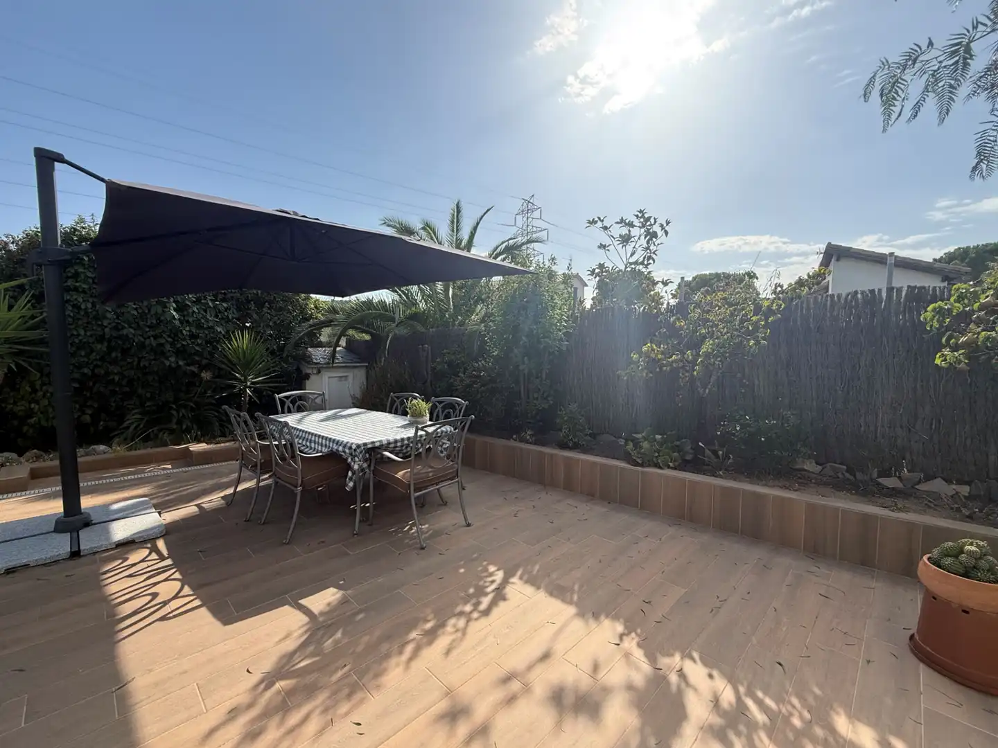 Terrasse von Haus zum Verkauf in Begues mit Heizung, Privatgarten und Terrasse